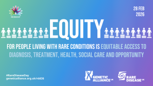 For people living with rare conditions, equity means having equitable access to diagnosis, treatment, health, social care and opportunity.